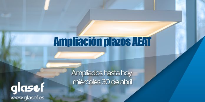 Ampliación plazos AEAT por la crisis de electricidad