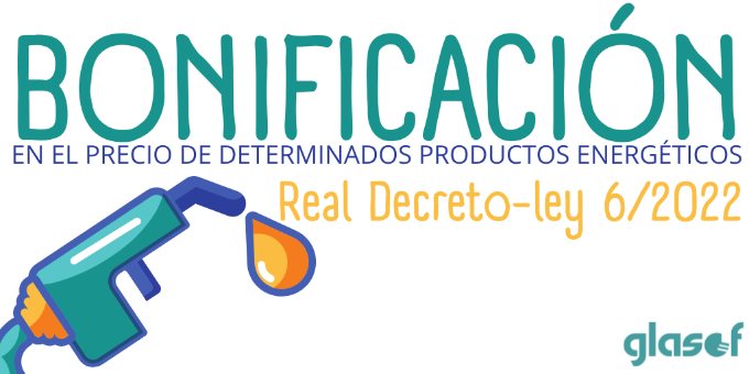 Bonificación en el precio de determinados productos energéticos