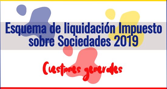 Esquema general de liquidación del Impuesto sobre Sociedades 2019. Cuestiones generales.