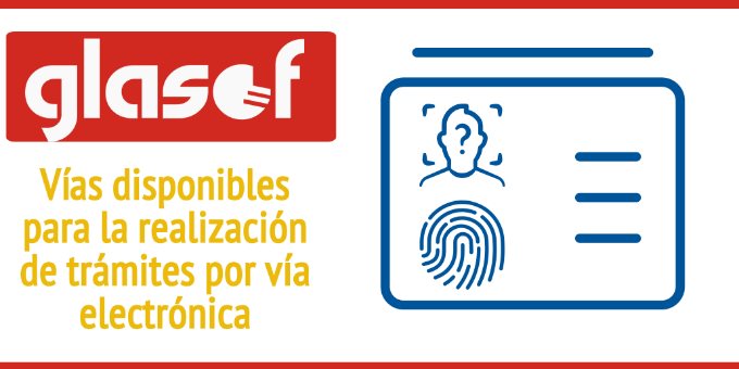 Trámites por vía electrónica: vías de identificación 