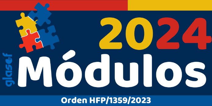 Orden HFP/1359/2023: Orden de módulos para 2024