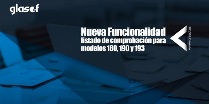 Nuevo listado de comprobación disponible para los modelos 180, 190 y 193
