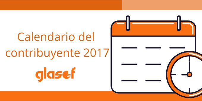 Calendario del contribuyente 2017