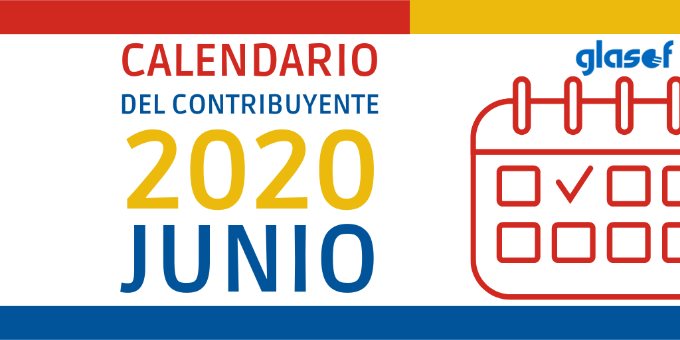 Calendario del contribuyente: Junio 2020