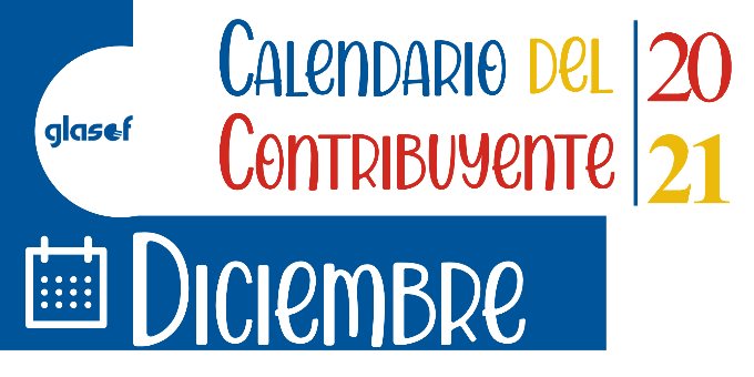 Calendario del contribuyente: Diciembre 2021