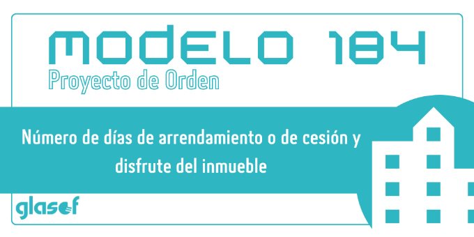 Proyecto de Orden: Modelo 184 para el ejercicio 2022